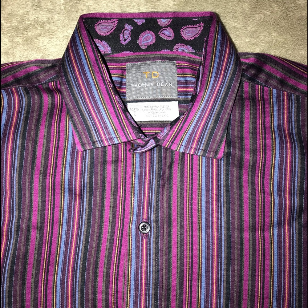 Gorgeous youth Thomas Dean LS Button-down Lg 14/16